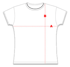 Woens T-Shirt Size Guide