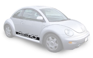 Porsche VW Beetle Decals