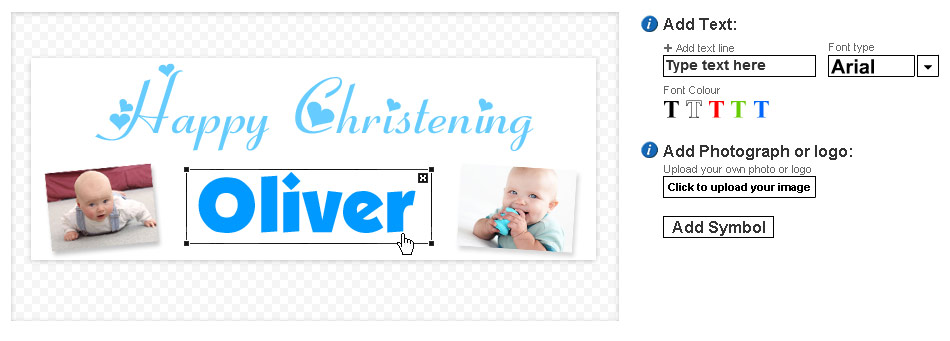 Christening Banners