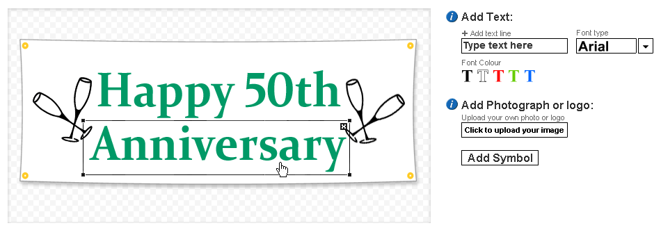 Anniversary Outdoor Banner