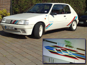 205 Rallye Decal Set