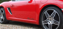 Porsche 987 Boxster Door Decals