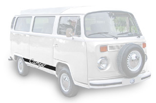 Porsche VW Campervan Decals