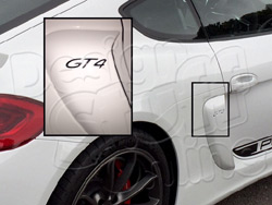 Porsche Cayman GT4 Air Scoop Duct Decal
