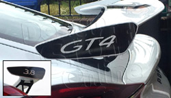 Porsche Cayman GT4 Wing End Plate Decal