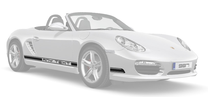 Porsche Boxster Decals, Porsche 987 Graphics, Stripes, Stickers and ...