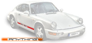 Porsche 911 964 Typeface 2 Colours Decals