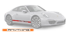 Porsche 911 991 Typeface 2 Colours Decals