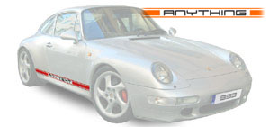 Porsche 911 993 Typeface 2 Colours Decals