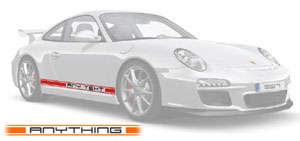 Porsche 911 997 Typeface 2 Colours Decals