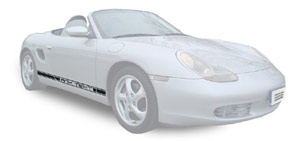 Porsche Boxster 986 Spyder Decals