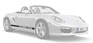 Porsche Boxster 987 Spyder Decals