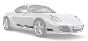 Porsche 987 Cayman R Bespoke Decals