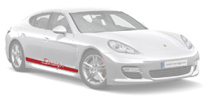 Porsche Panamera Script Decals