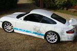 Porsche 911 996 GT3 Decals in Light Blue