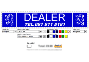 Supplying Dealer Decals